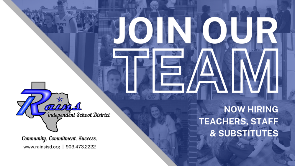 Join Our Team |  Now hiring teachers, staff, & substitutes