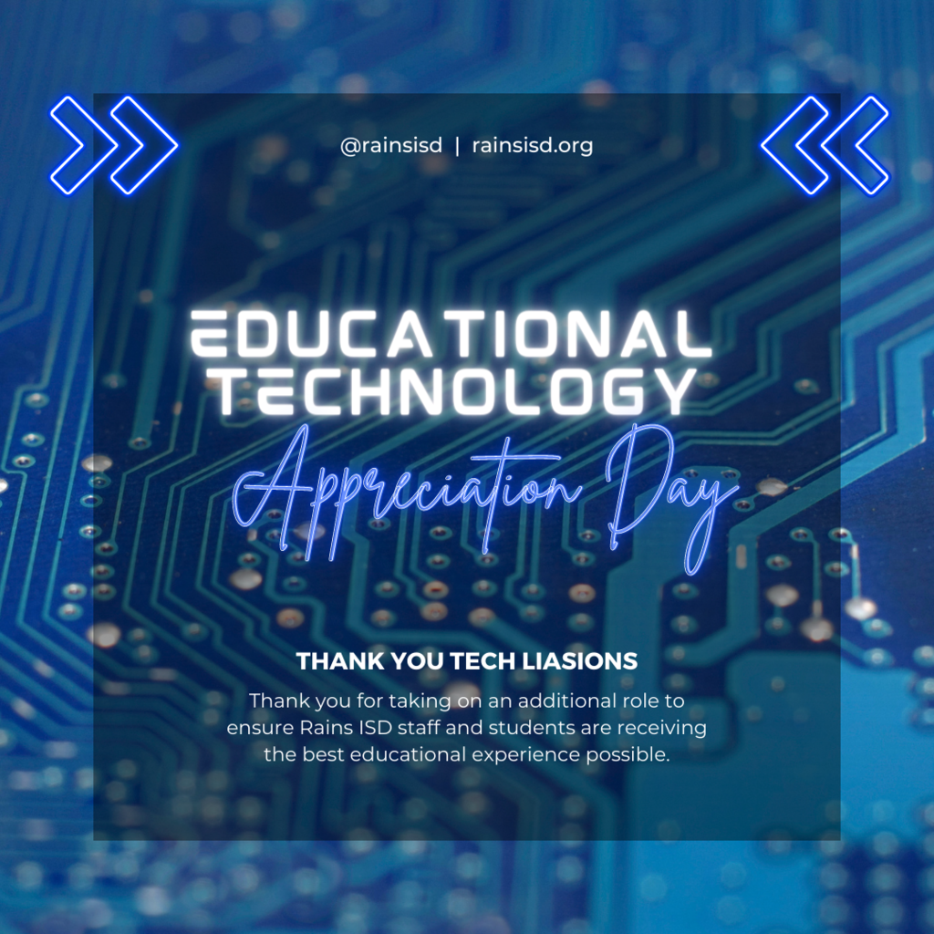 Educational Technology Appreciation Day on a computer board background
