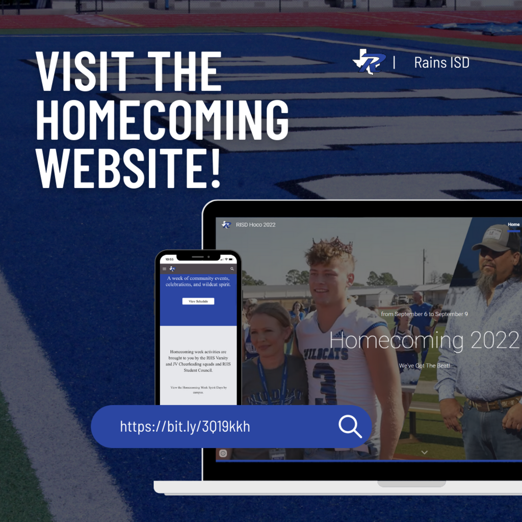 Homecoming website graphic