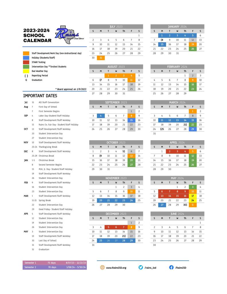 2023-2024 approved calendar