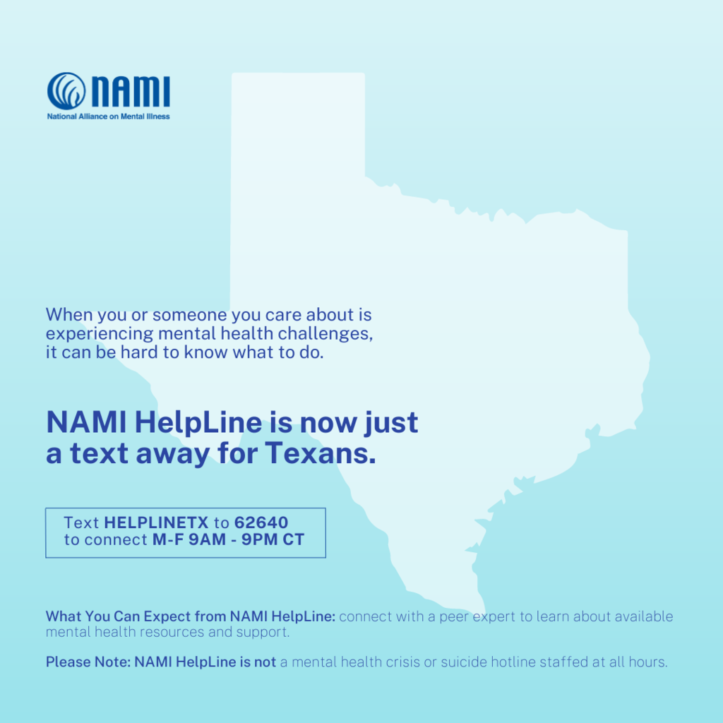 NAMI HelpLine graphic