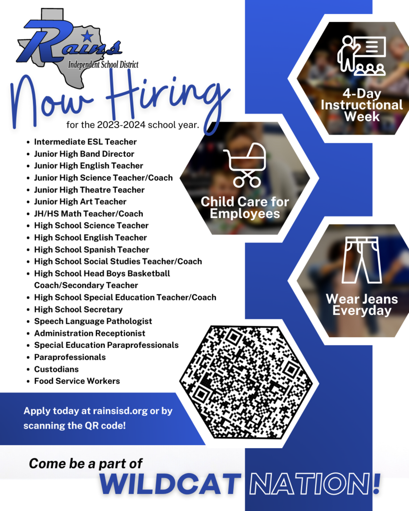 Hiring Ad Open Positions - 5/16